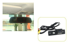 Intelligent reversing video surveillance system (cable)